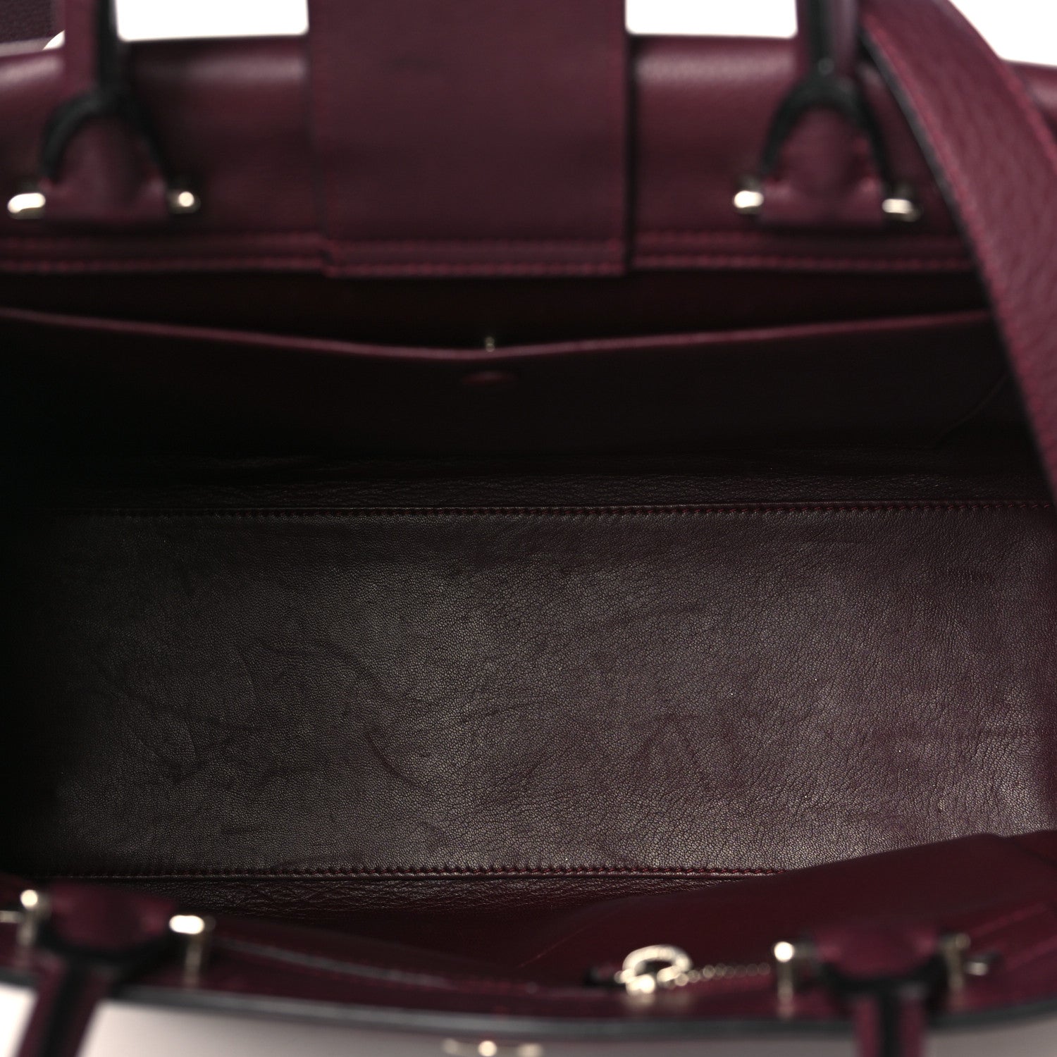 Givenchy Calfskin Obsedia Satchel Burgundy 5 of 9