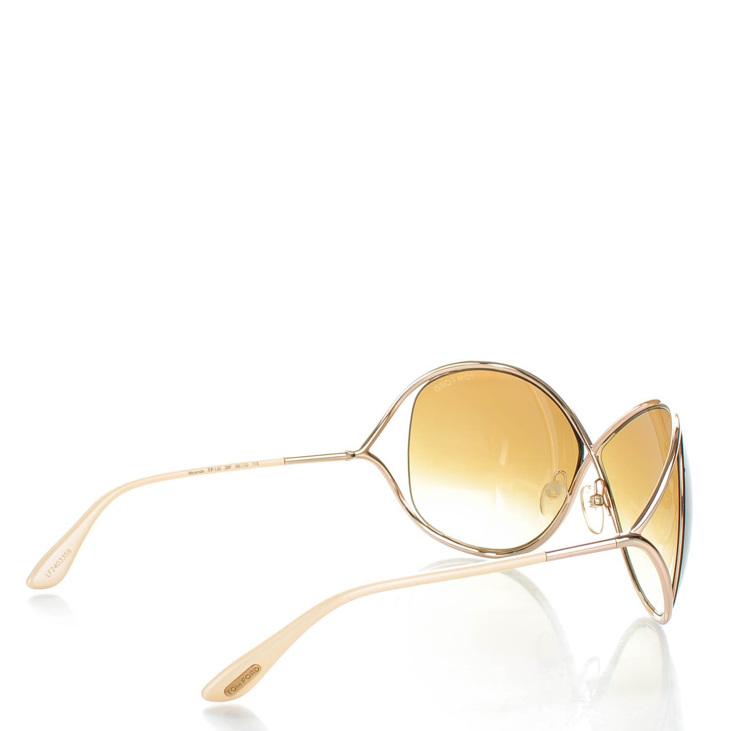 Tom Ford Miranda Crossover Sunglasses TF130 Gold 5 of 6