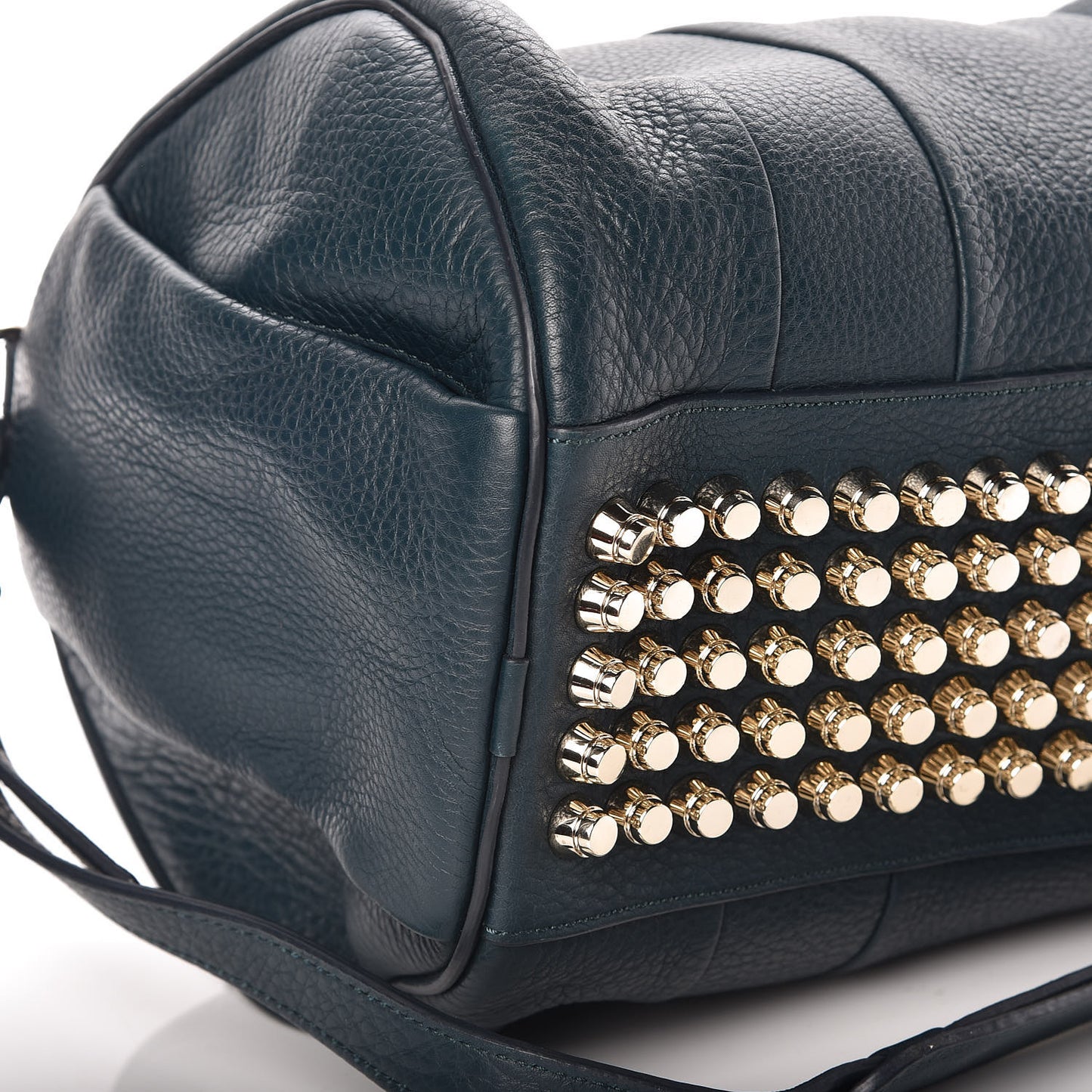 Lambskin Rocco Duffel Dark Argon Pale Gold Hardware