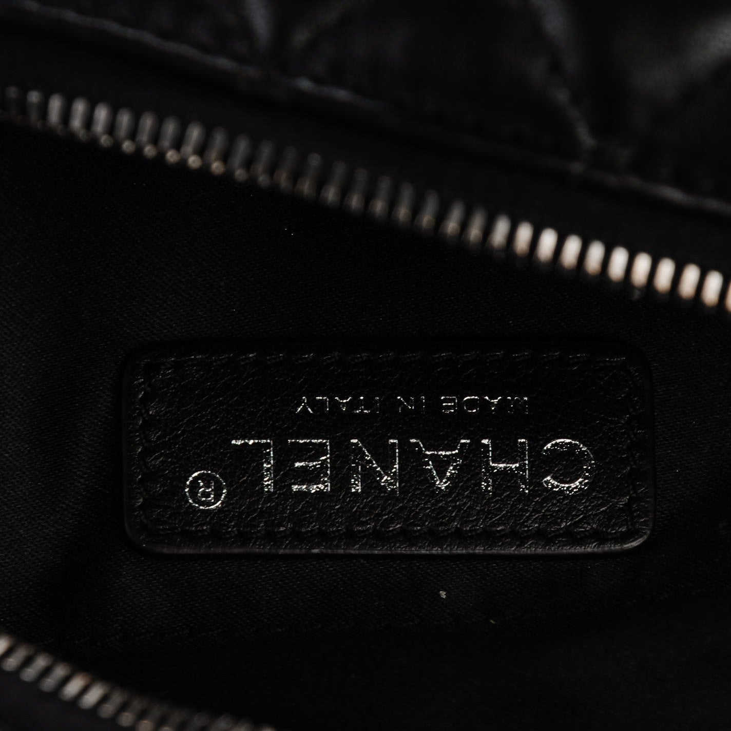 Chanel Lambskin Quilted Banane Waist Bag Fanny Pack Black 7 of 7