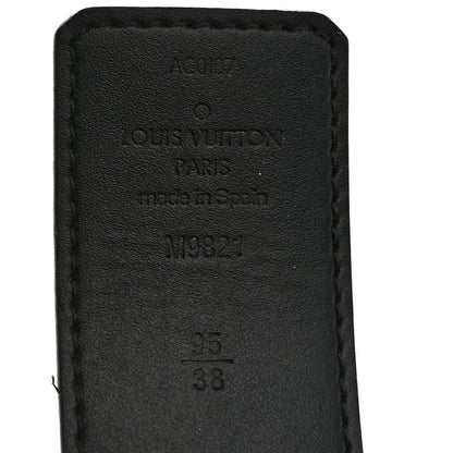 Louis Vuitton Calfskin Monogram 40mm LV Initiales Reversible Belt 95 38 Black 5 of 12