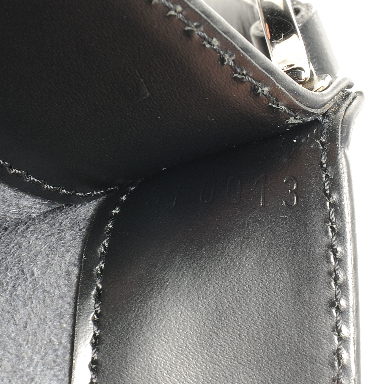 Louis Vuitton Epi Demi Lune Pochette Black 7 of 8