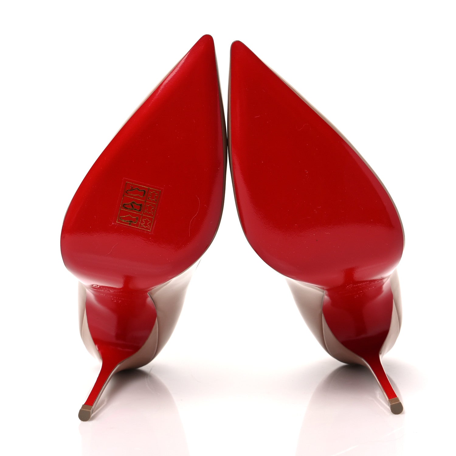 Christian Louboutin Patent Kate 100 Pumps 37 Nude 5 of 8