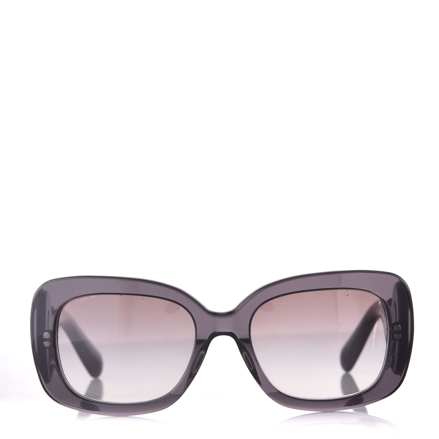 Prada Acetate Baroque Sunglasses SPR 27O Grey 2 of 8