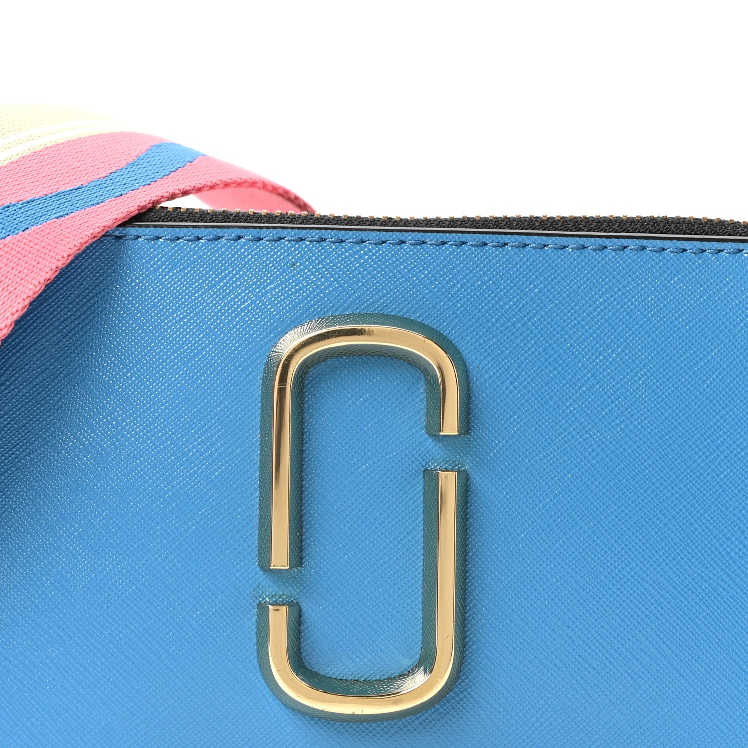 Marc Jacobs Saffiano Small Snapshot Camera Bag Blue Multicolor 8 of 10