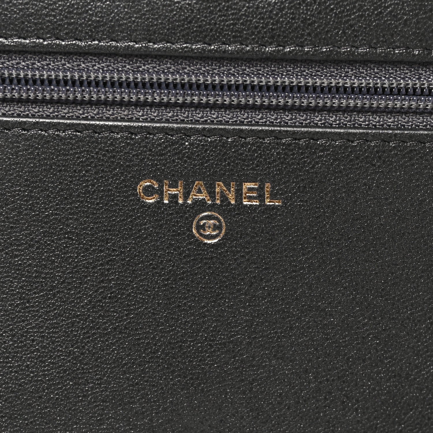 Chanel Sheepskin Quilted Mademoiselle Vintage Wallet On Chain WOC Ruthenium 6 of 12