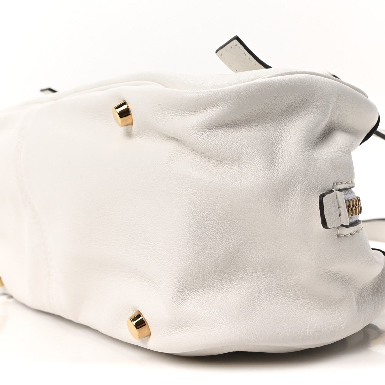 Versace Nappa Bowling Bag White 10 of 10