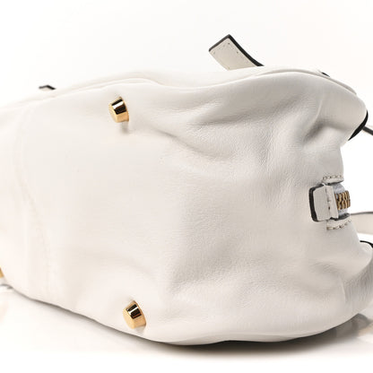 Versace Nappa Bowling Bag White 10 of 10