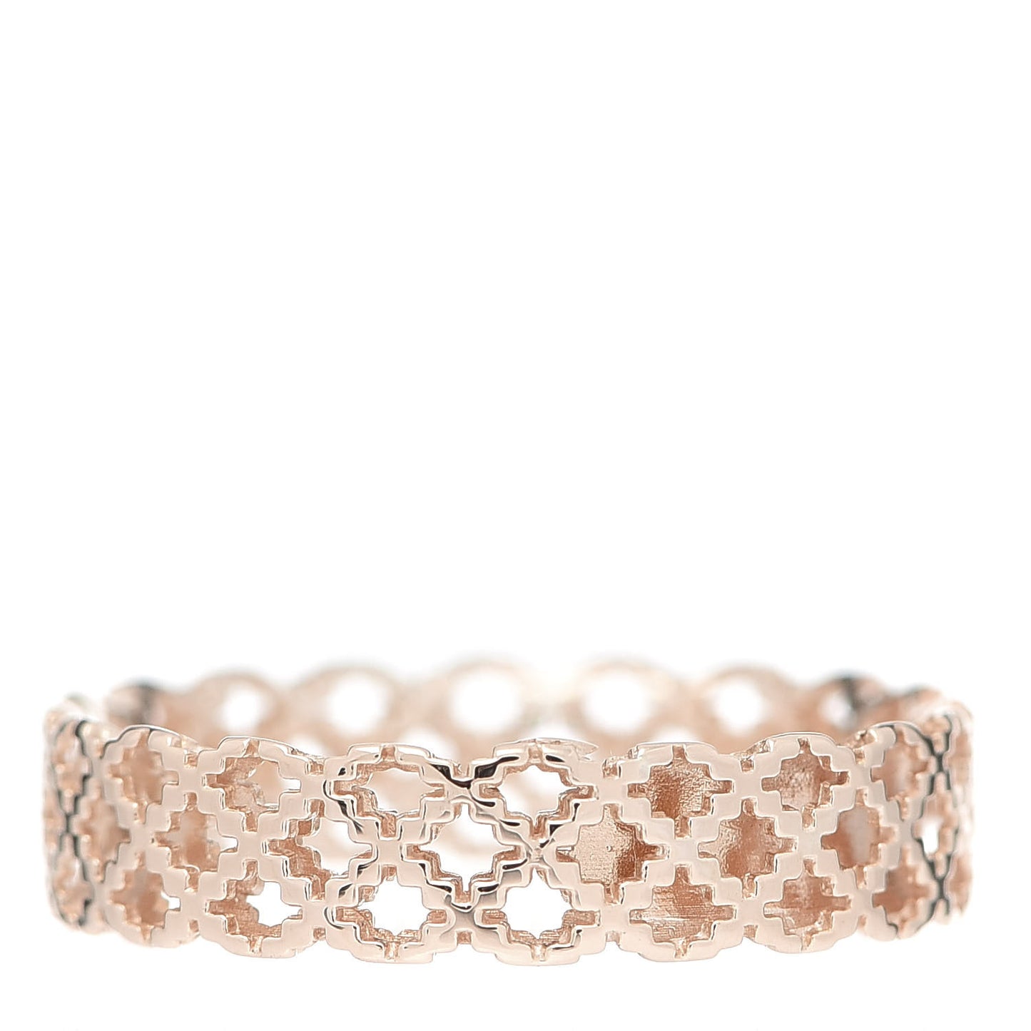 18K Rose Gold Thin Diamantissima Ring 56 7.5