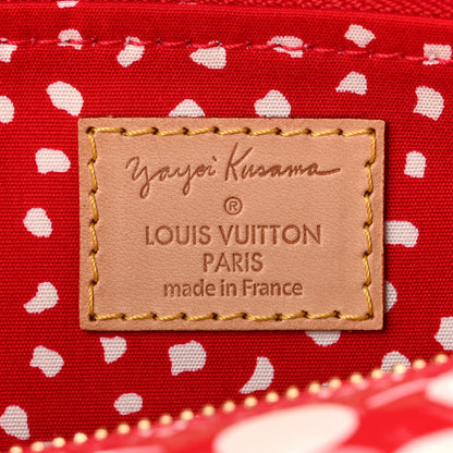 Louis Vuitton Vernis Kusama Infinity Dots Papillon 30 Red 6 of 10