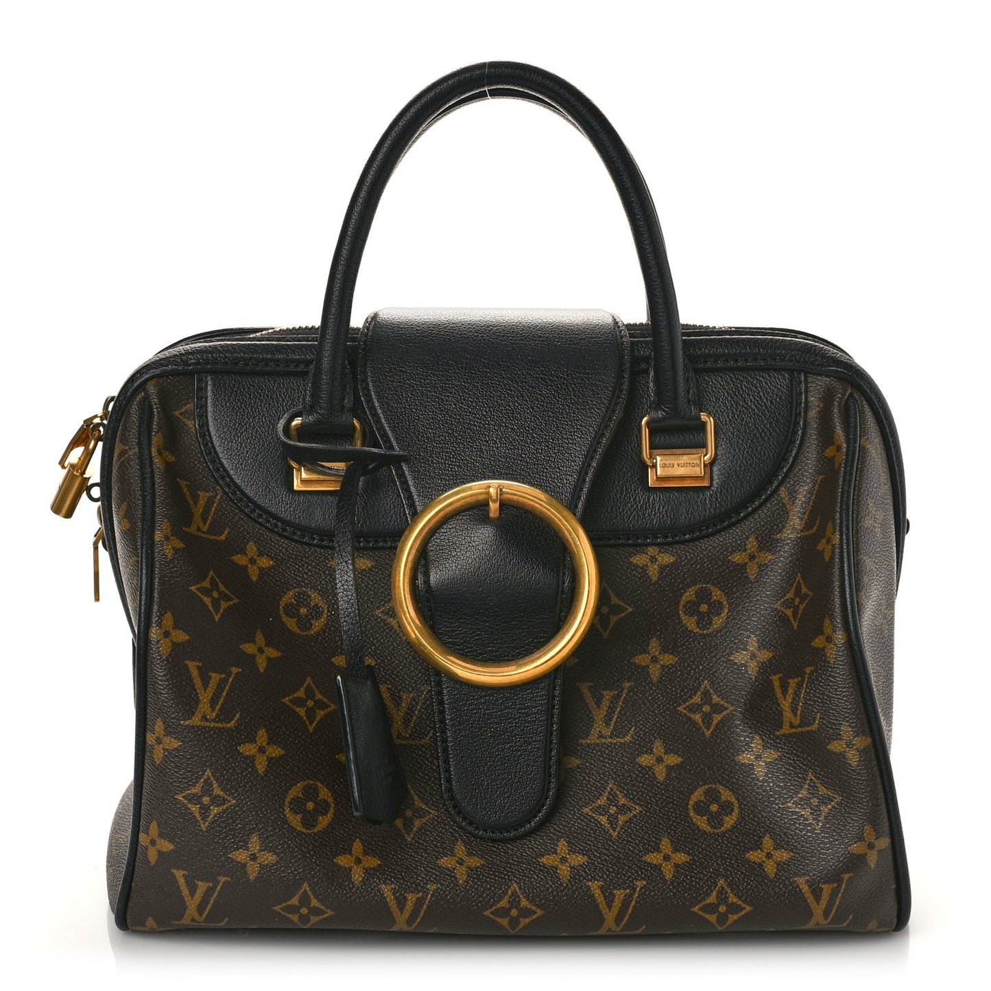 Monogram Golden Arrow Speedy Black