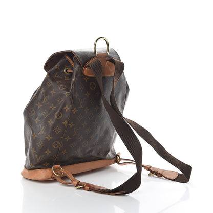 Louis Vuitton Monogram Montsouris GM Backpack 2 of 8