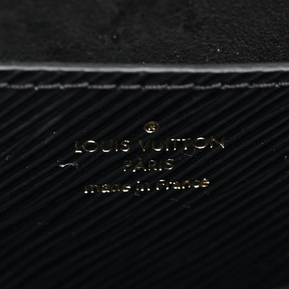 Louis Vuitton Epi Tortoiseshell Twist Shoulder Bag MM Black 7 of 12