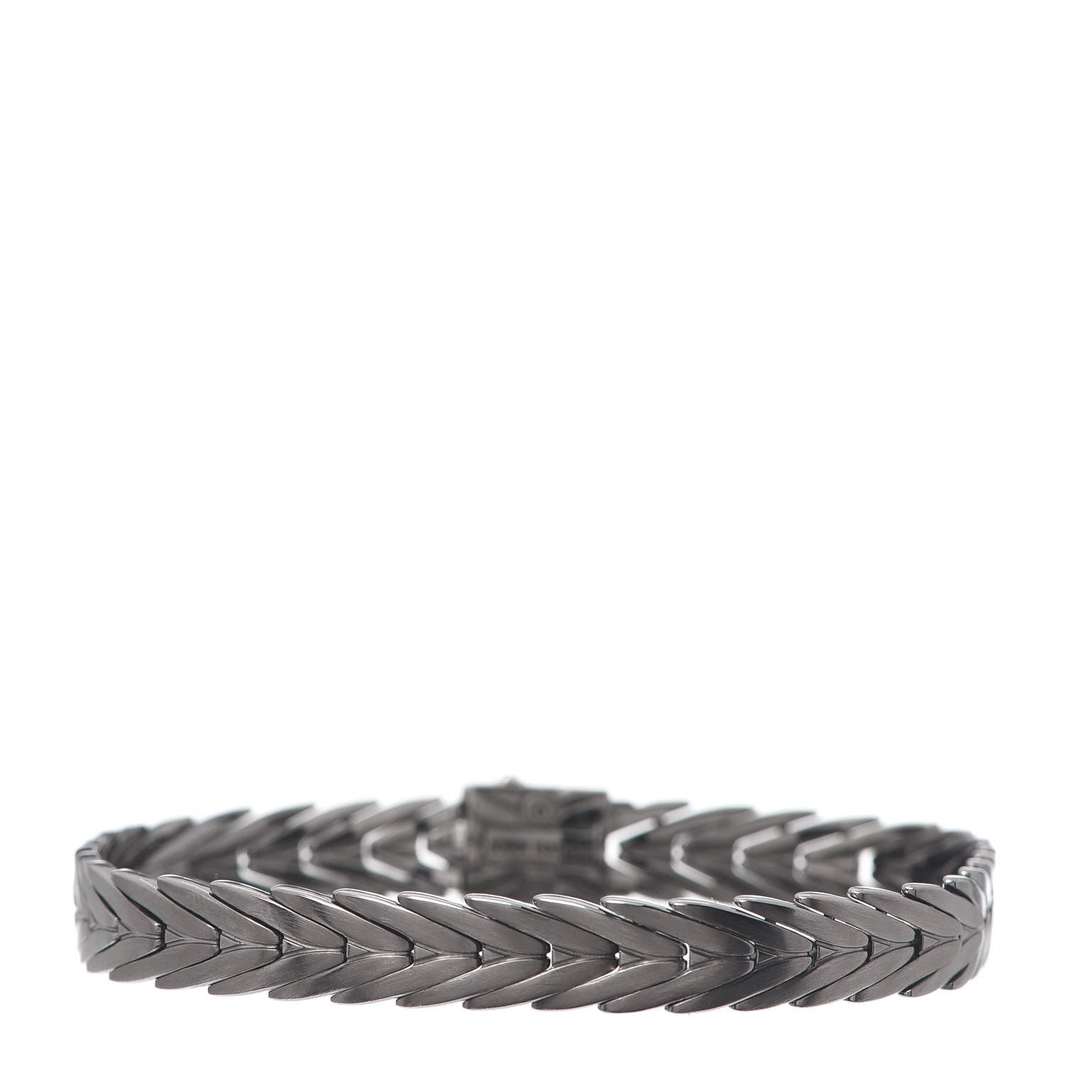 John Hardy Blackened Sterling Silver Diamond 8mm Modern Chain Bracelet 4 of 5