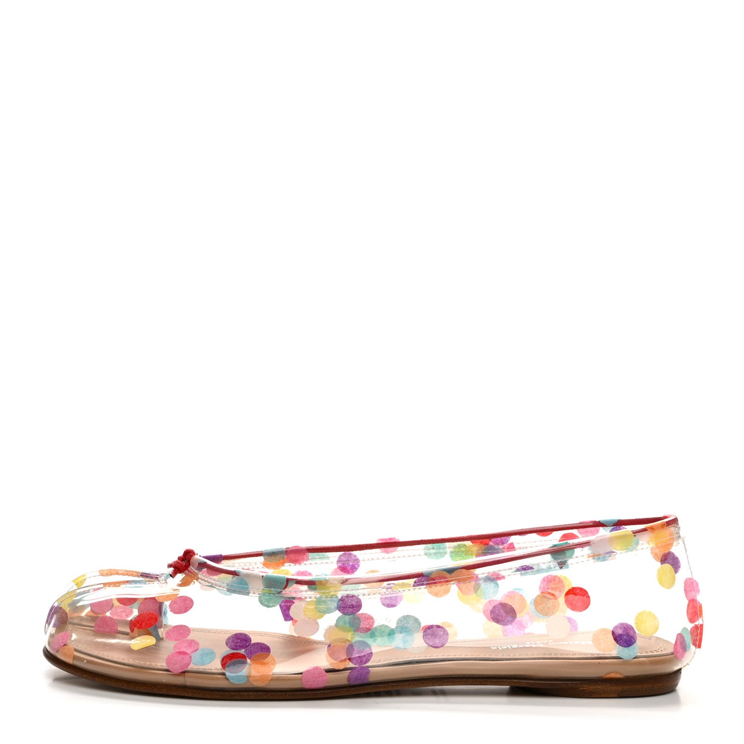 Maison Margiela PVC Confetti Printed Tabi New Ballerina Flats 39 Multicolor 1 of 9