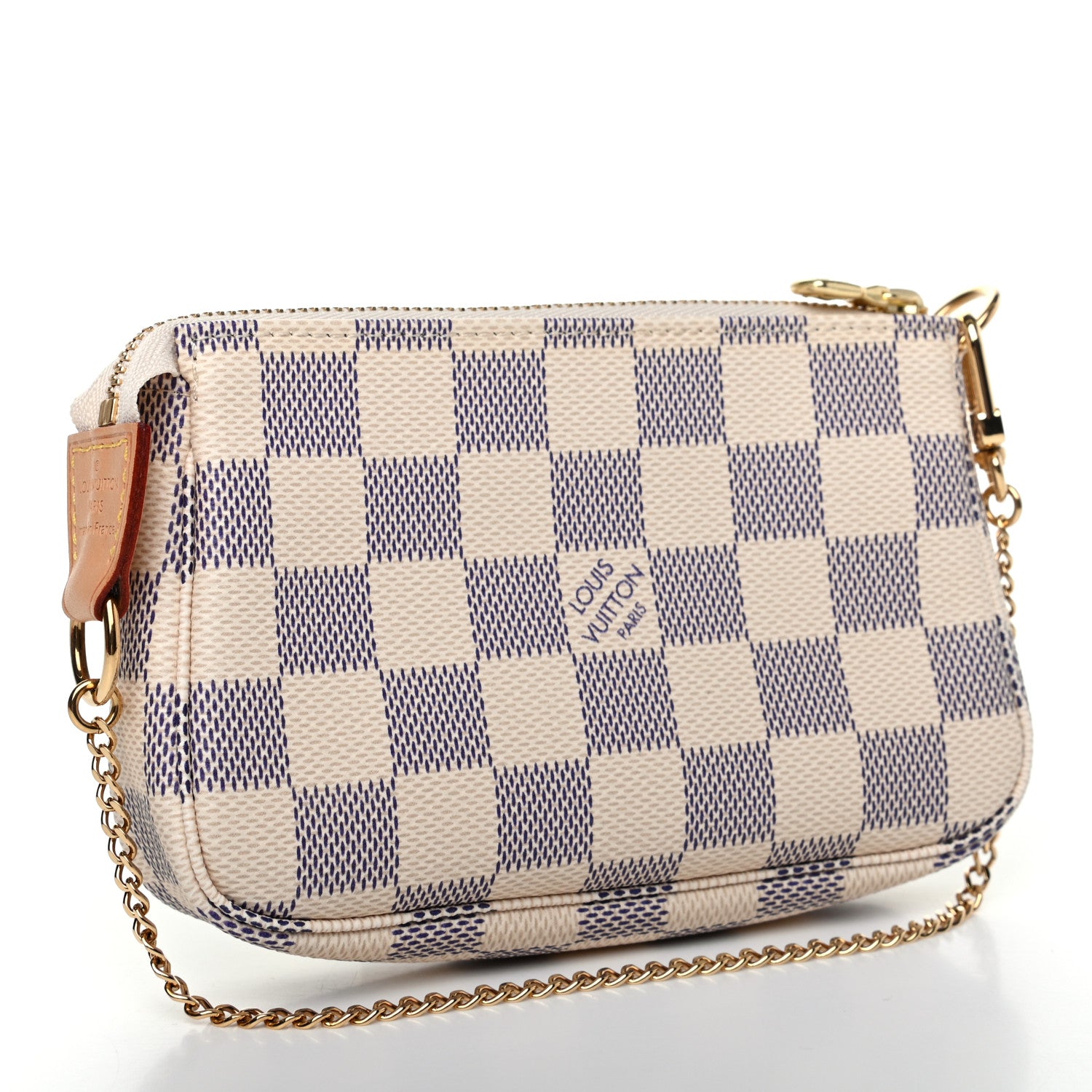 Louis Vuitton Damier Azur Mini Pochette Accessories 3 of 7