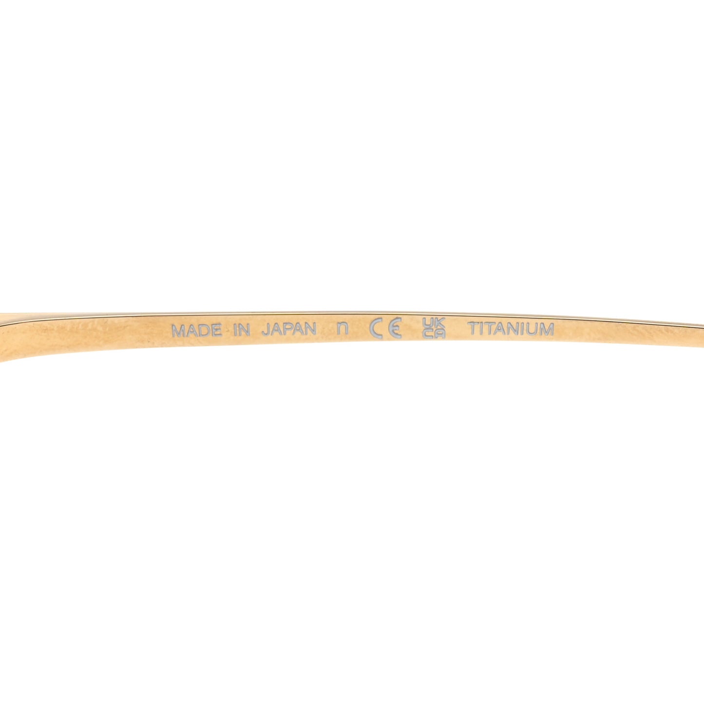 Titanium Polarized Rimless Square Sunglasses 4271-T Gold Black