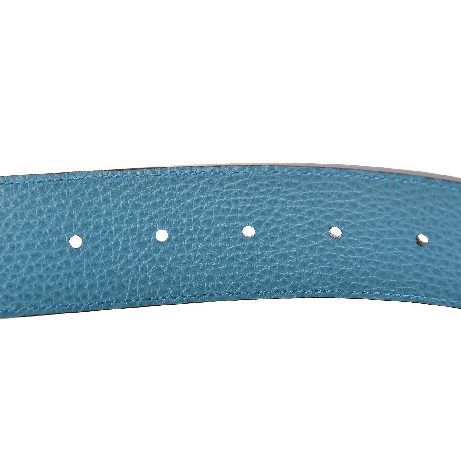 Gucci Dollar Calfskin 1973 Reversible Belt 100 40 Black Deep Cobalt 4 of 7