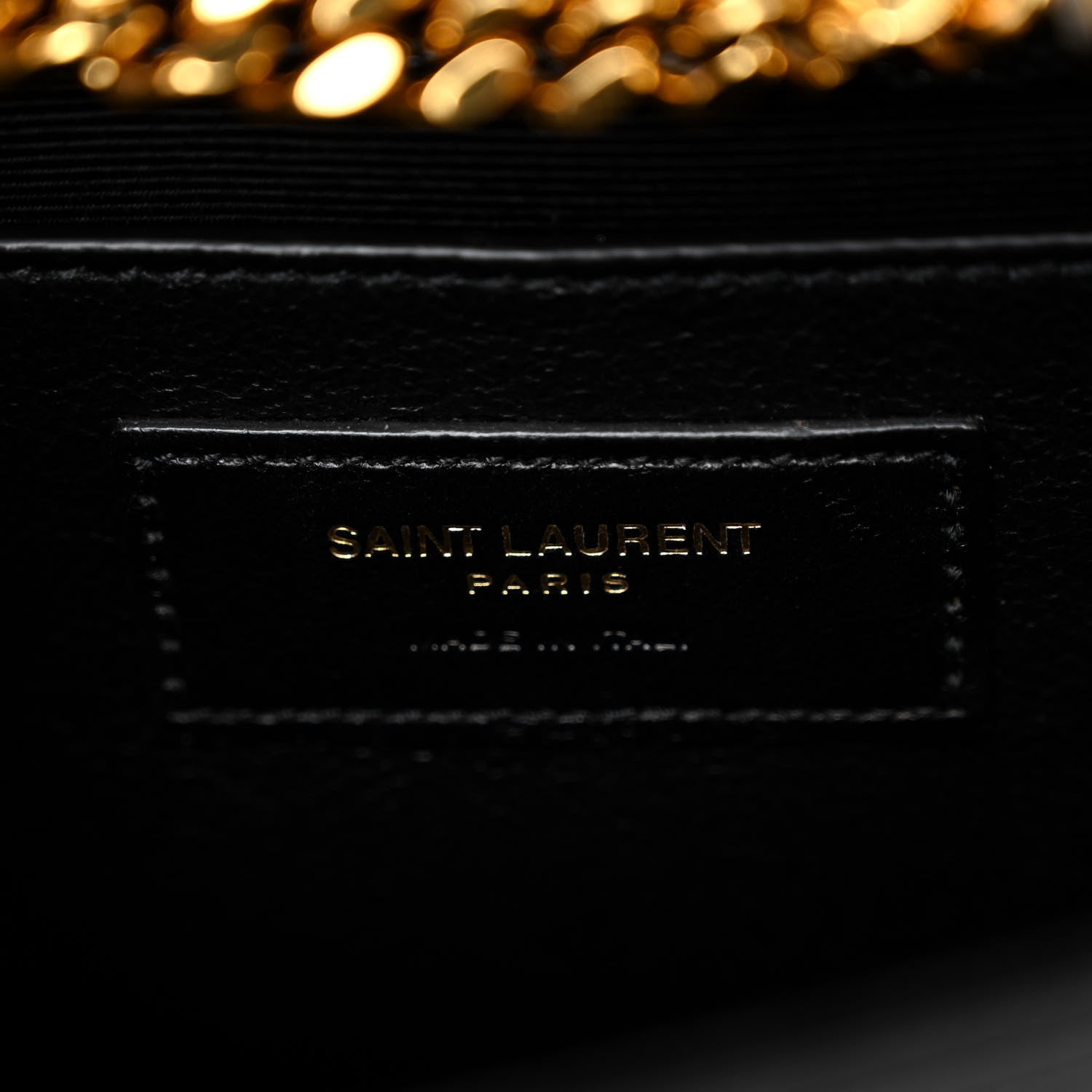 Saint Laurent Grain De Poudre Small Monogram Kate Satchel Black 6 of 9