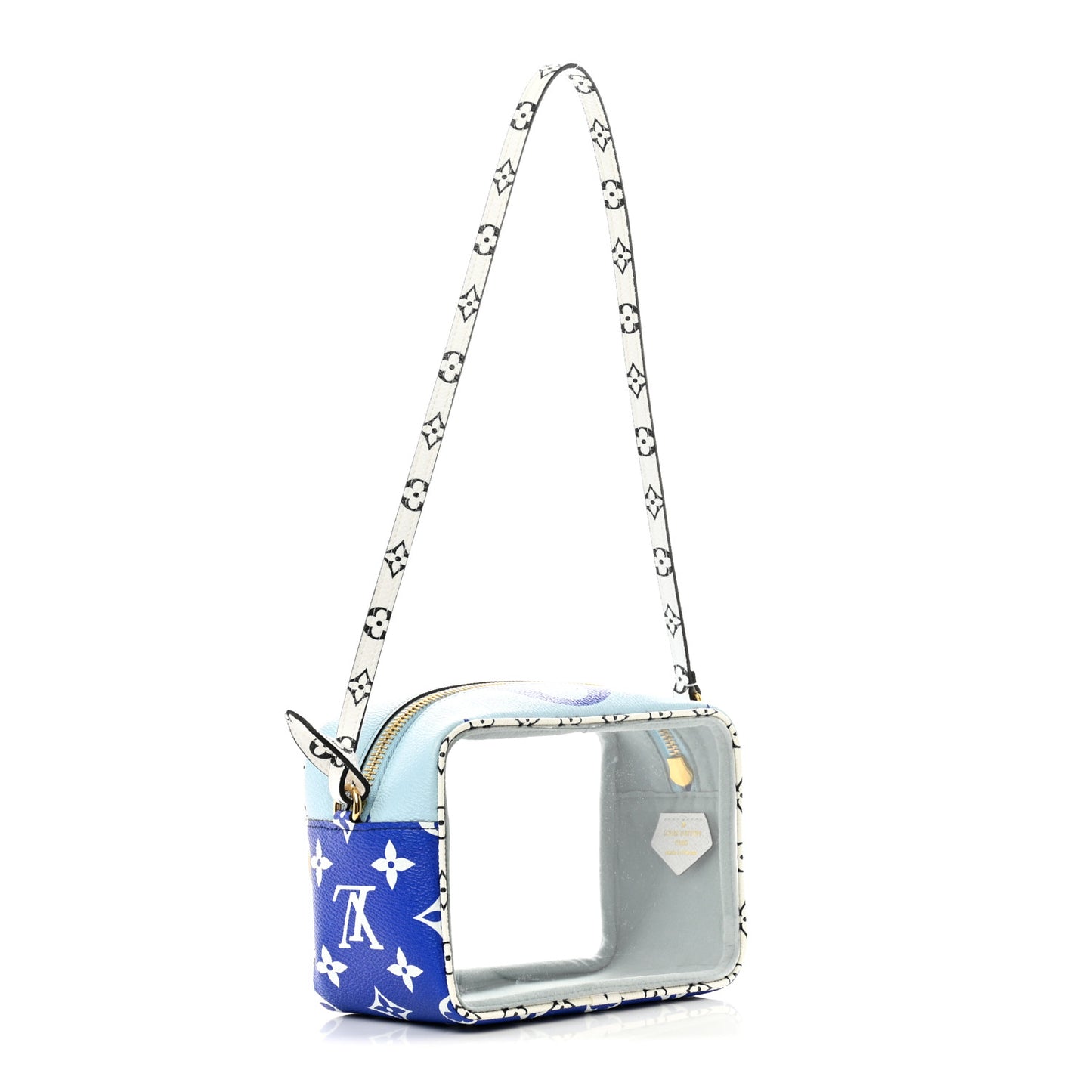 Monogram Giant Hamptons Beach Pouch Blue