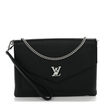 Louis Vuitton Soft Calfskin My Lockme Pochette Black 1 of 13