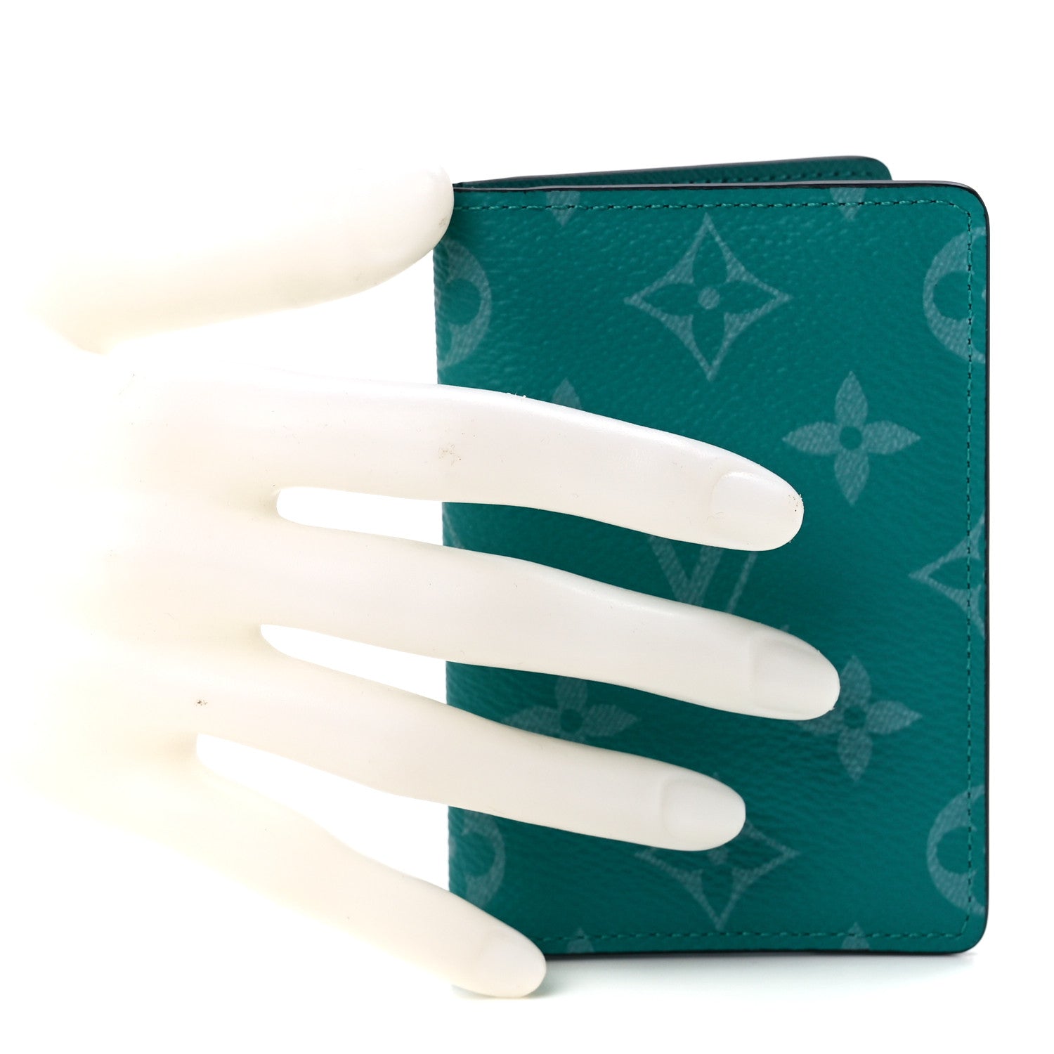 Louis Vuitton Monogram Taiga Pocket Organizer Vert 2 of 12