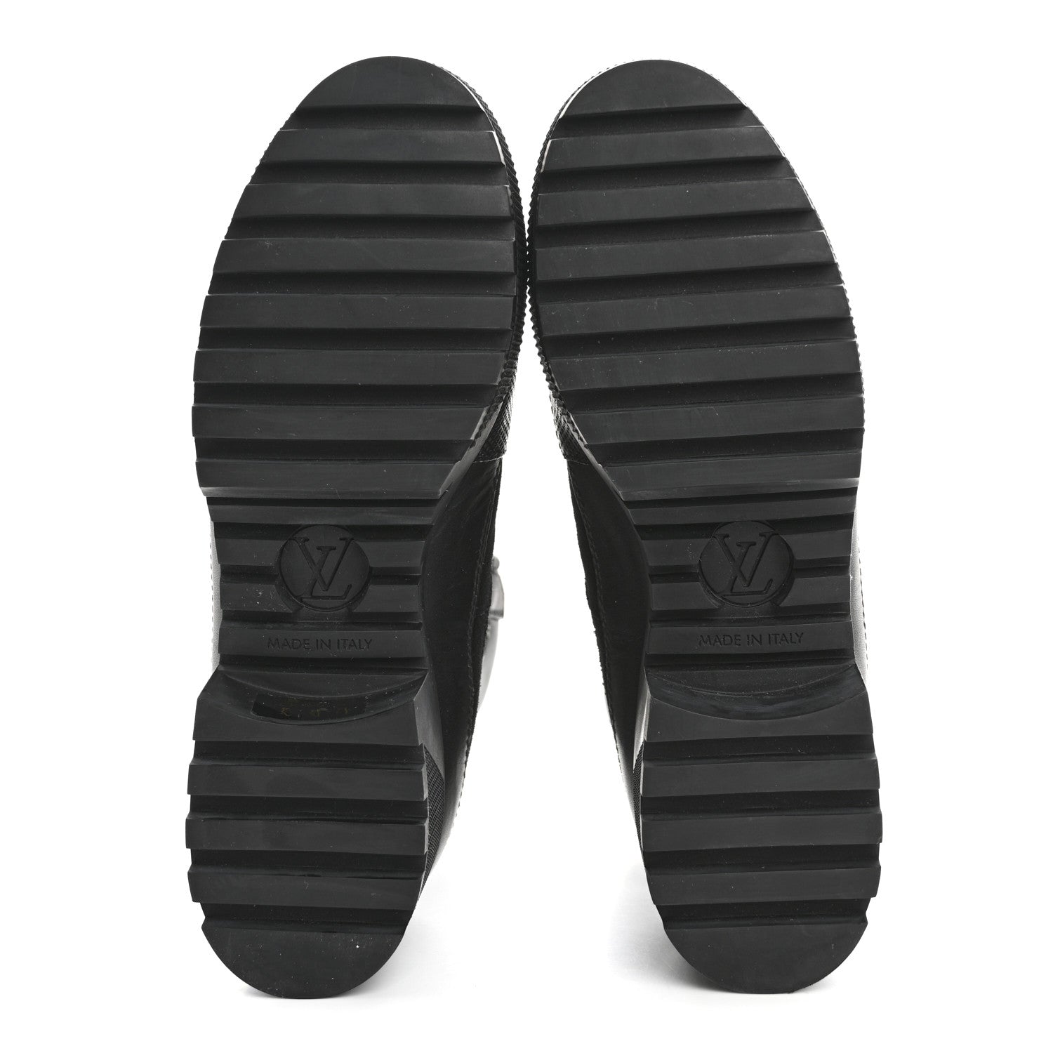 Louis Vuitton Suede Calfskin Jacquard Since 1854 Laureate Platform Desert Boots 37 Black 7 of 10