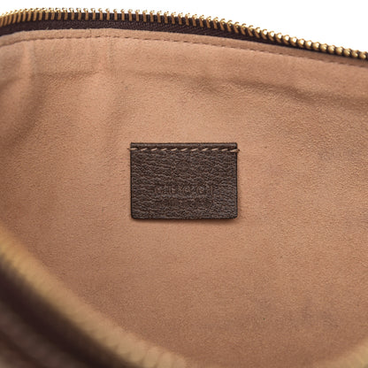Gucci GG Supreme Monogram Large Ophidia Pouch Clutch Brown 5 of 9