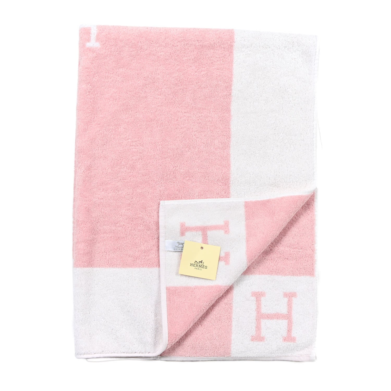 Hermes Cotton Avalon Bath Towel Rose Lilas 2 of 3
