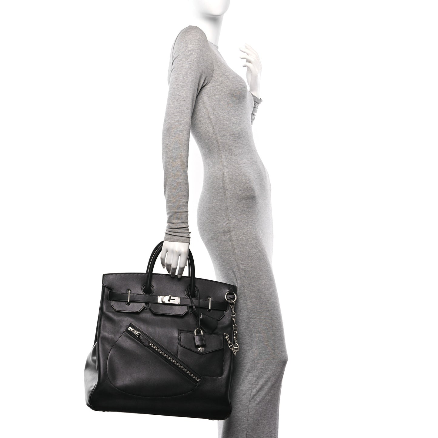 Veau Volupto Rock HAC Birkin 40 Black
