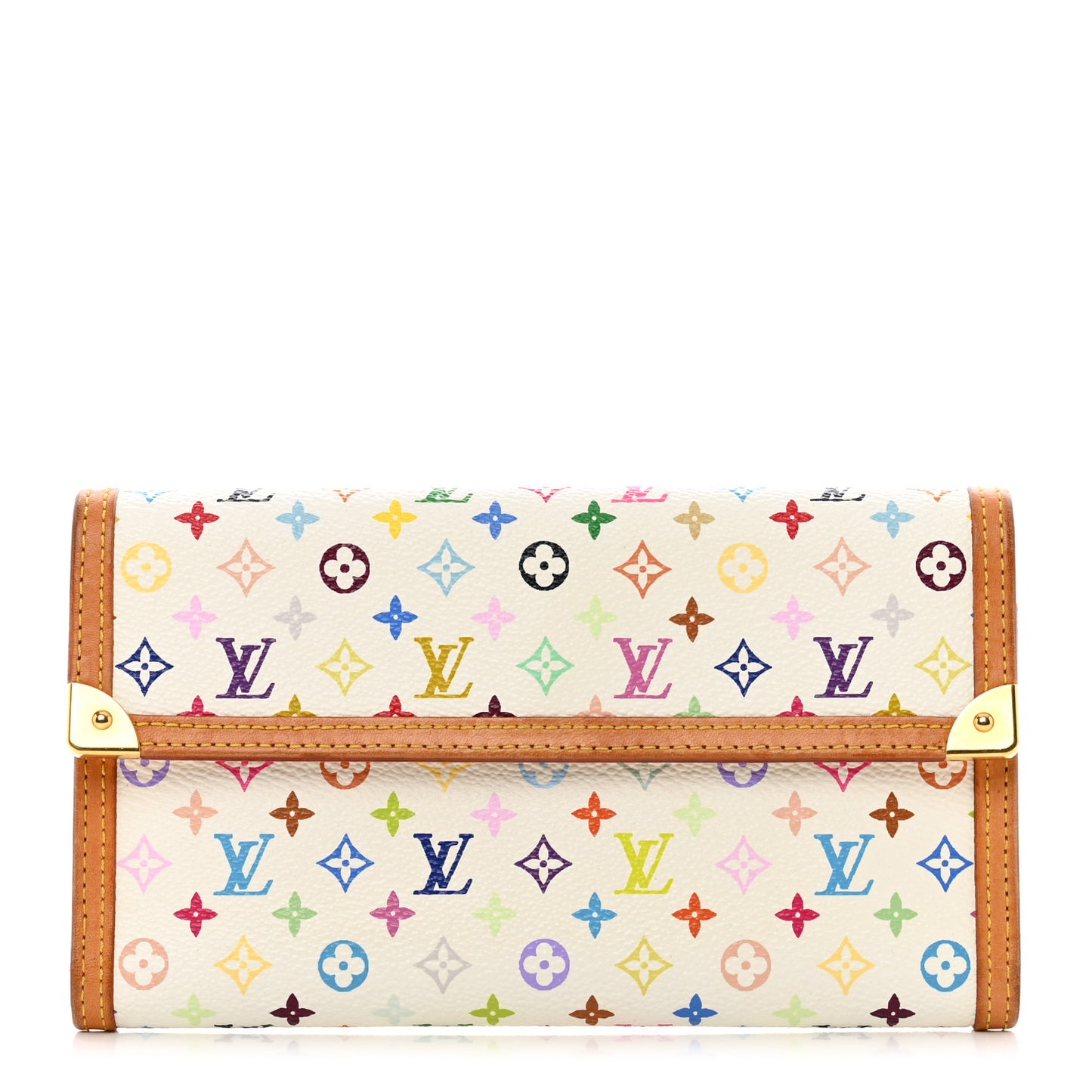 Monogram Multicolor Porte Tresor International Wallet White