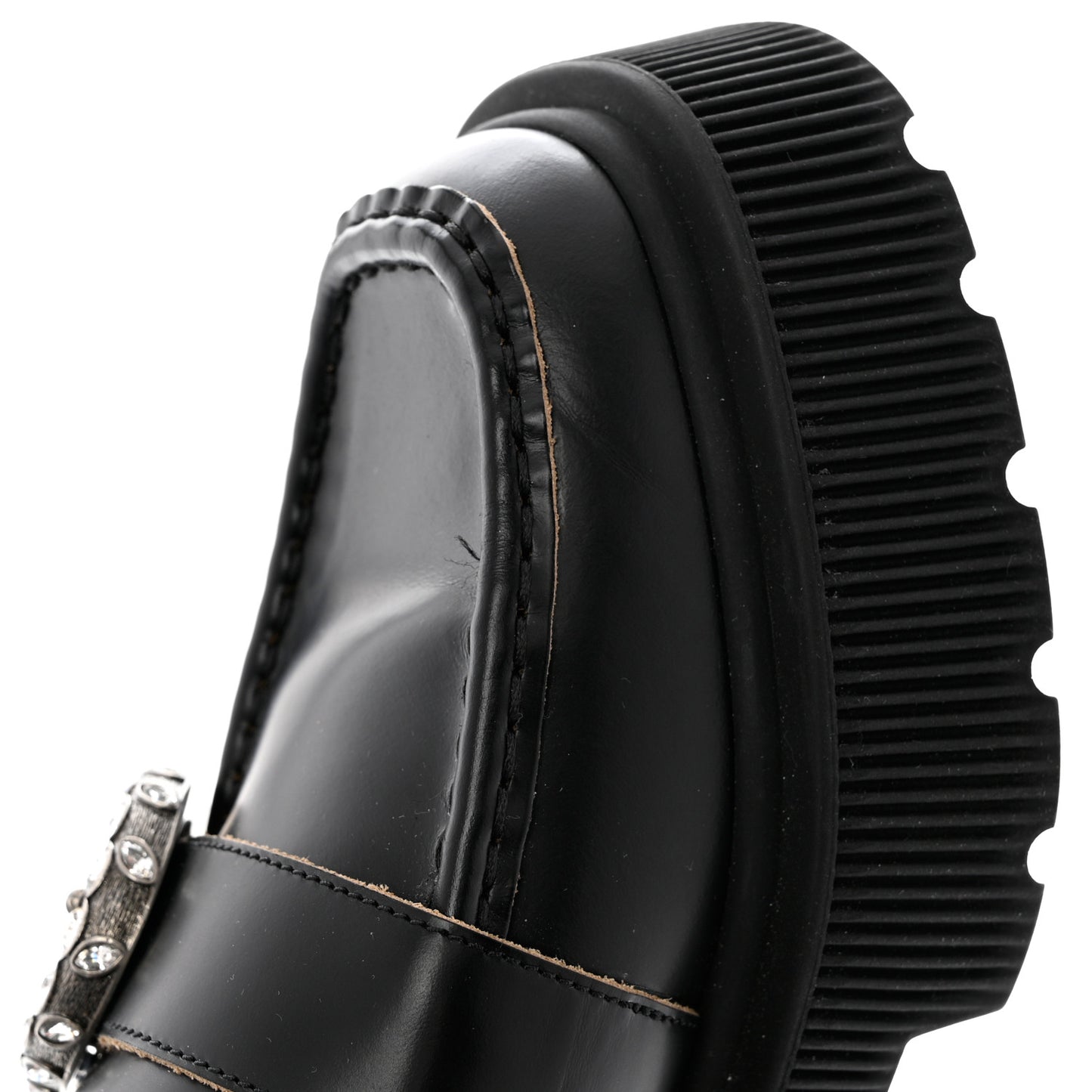 Cordovan Lux Dionysus Hunder Loafers 35.5 Black