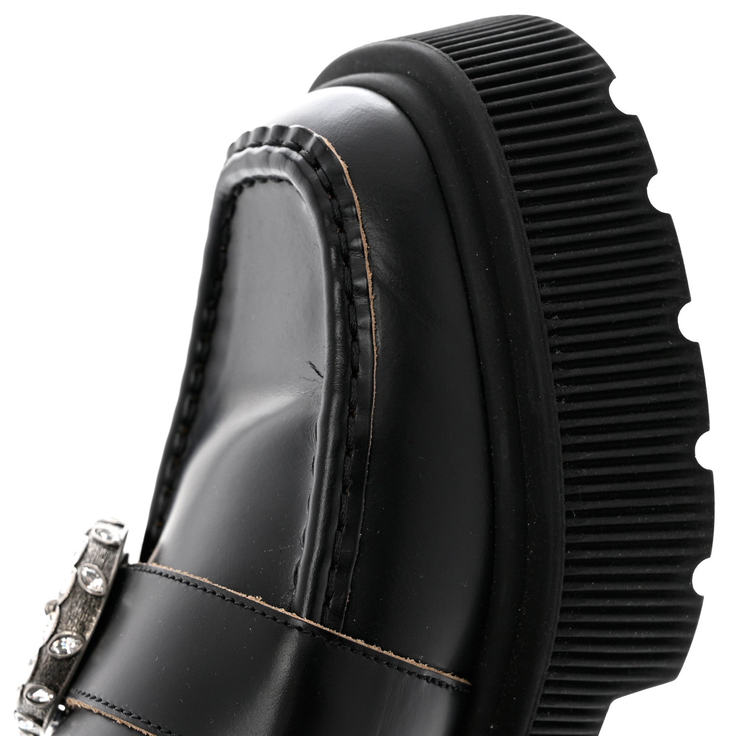 Gucci Cordovan Lux Dionysus Hunder Loafers 35.5 Black 9 of 12