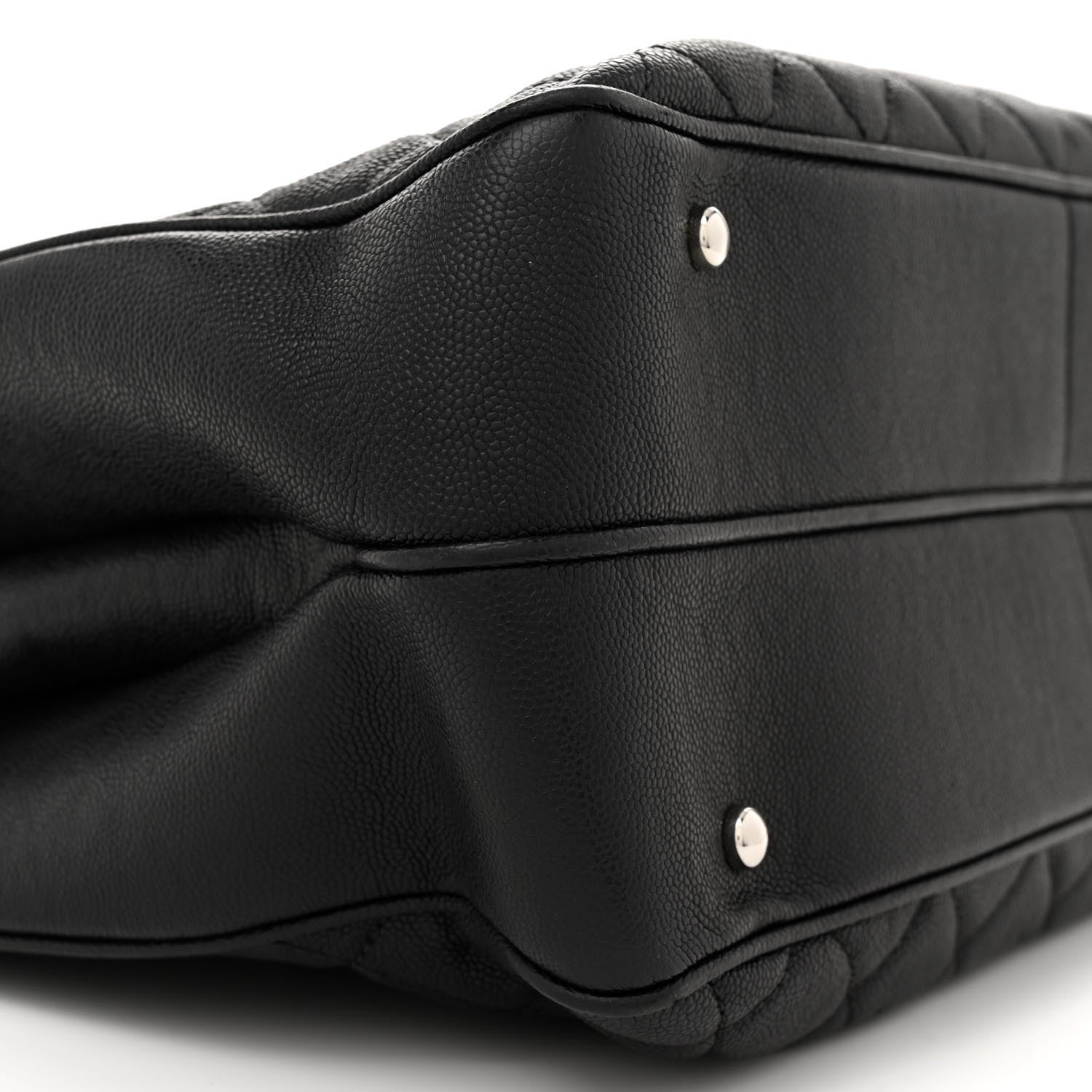 Chanel Caviar Quilted Large Urban Companion Top Handle Shopping Tote Black 9 of 13