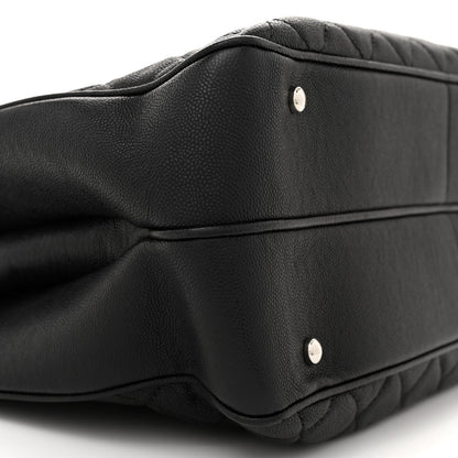 Chanel Caviar Quilted Large Urban Companion Top Handle Shopping Tote Black 9 of 13