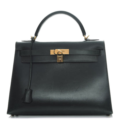 Hermes Box Kelly Sellier 32 Vert Fonce 1 of 44
