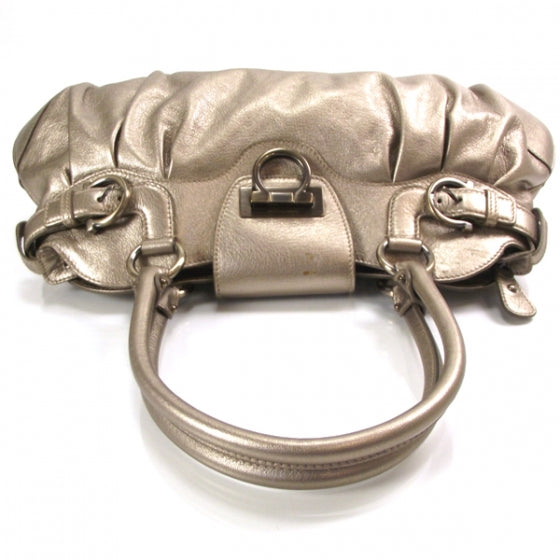 FASHIONPHILE SALVATOREFERRAGAMOLeatherMarisaMercury 5 of 10