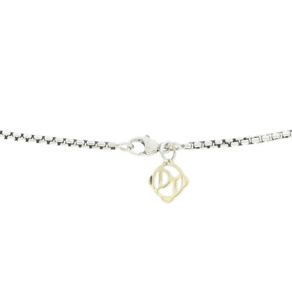 David Yurman Sterling Silver 14K Yellow Gold Mini Cable Heart Pendant Necklace 6 of 6