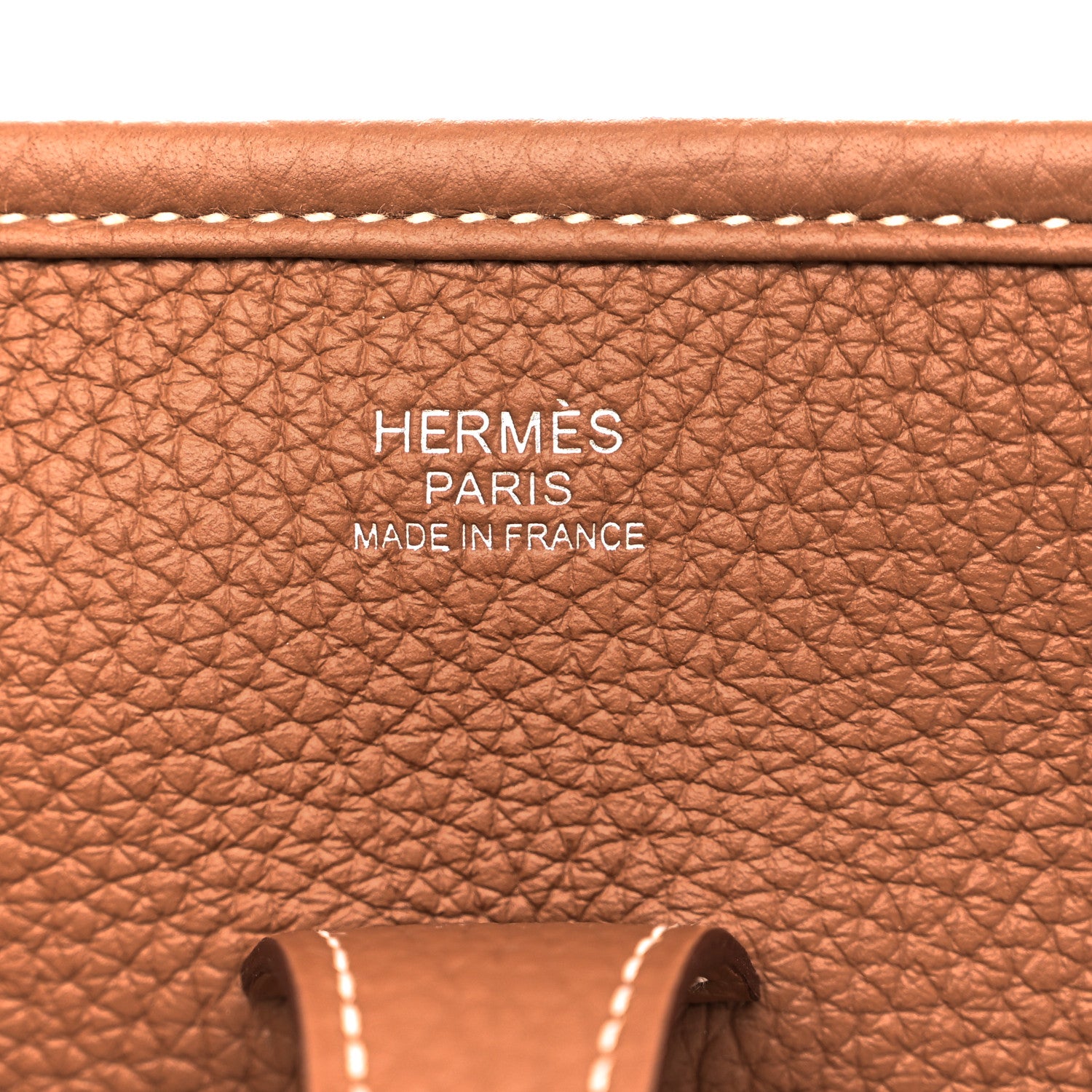 Hermes Taurillon Clemence Evelyne III PM Gold 6 of 11