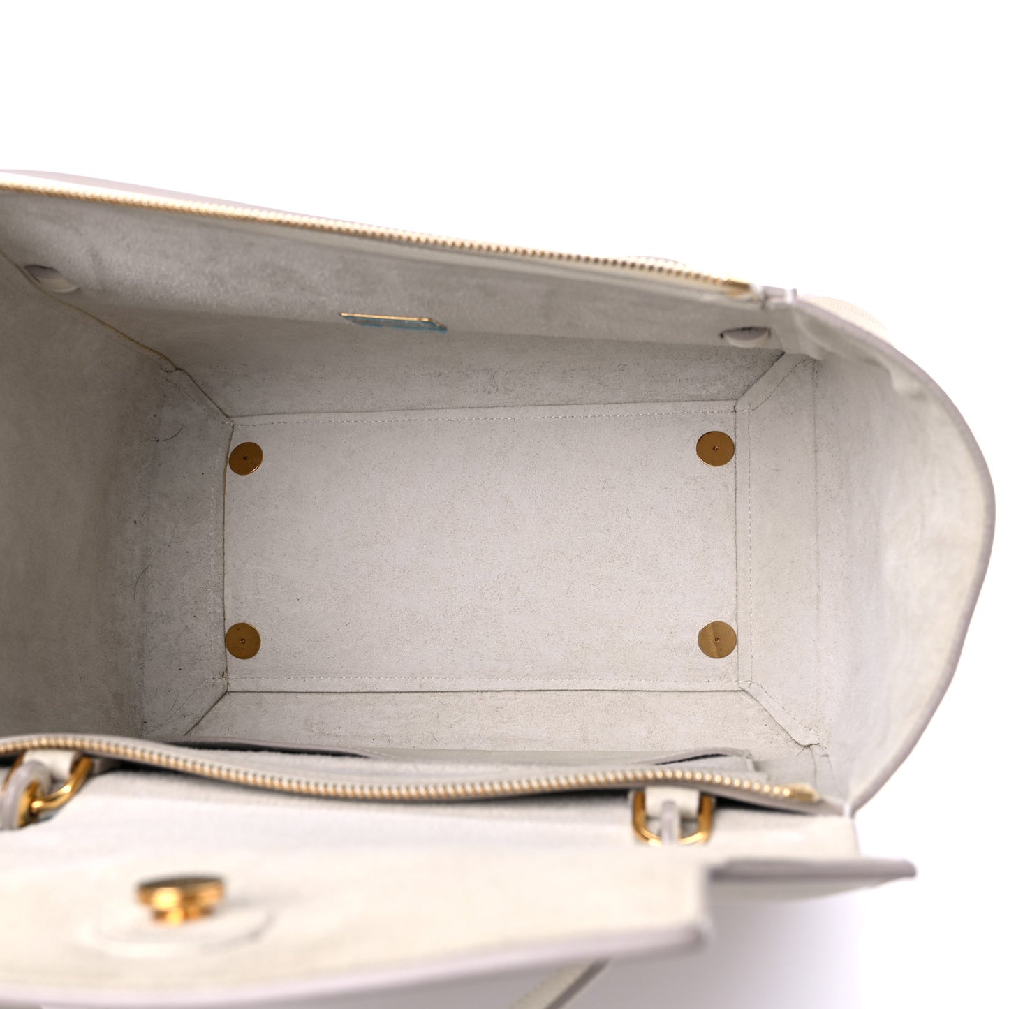 Grained Calfskin Mini Belt Bag White