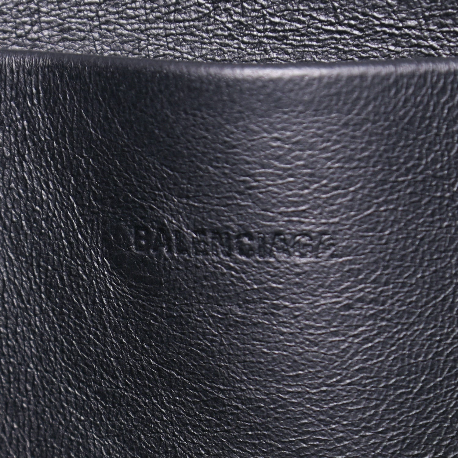 Balenciaga Grained Calfskin Neo Classic Gold Hardware Pouch Black 5 of 5