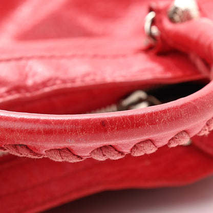 Balenciaga Agneau Giant 12 Silver Hardware Mini City Rouge Cardinal 18 of 21