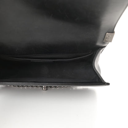 Chanel Lambskin Quilted Medium Boy Flap Black 5 of 16