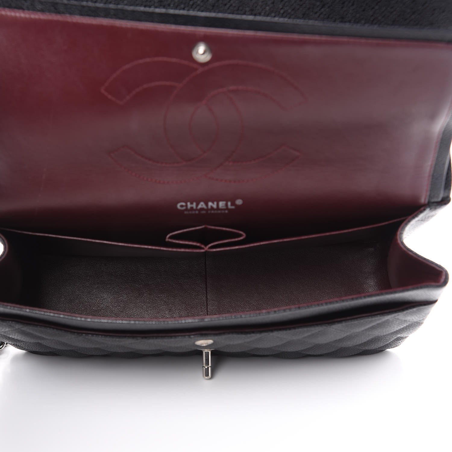 Chanel Caviar Quilted Jumbo Double Flap Black 5 of 14