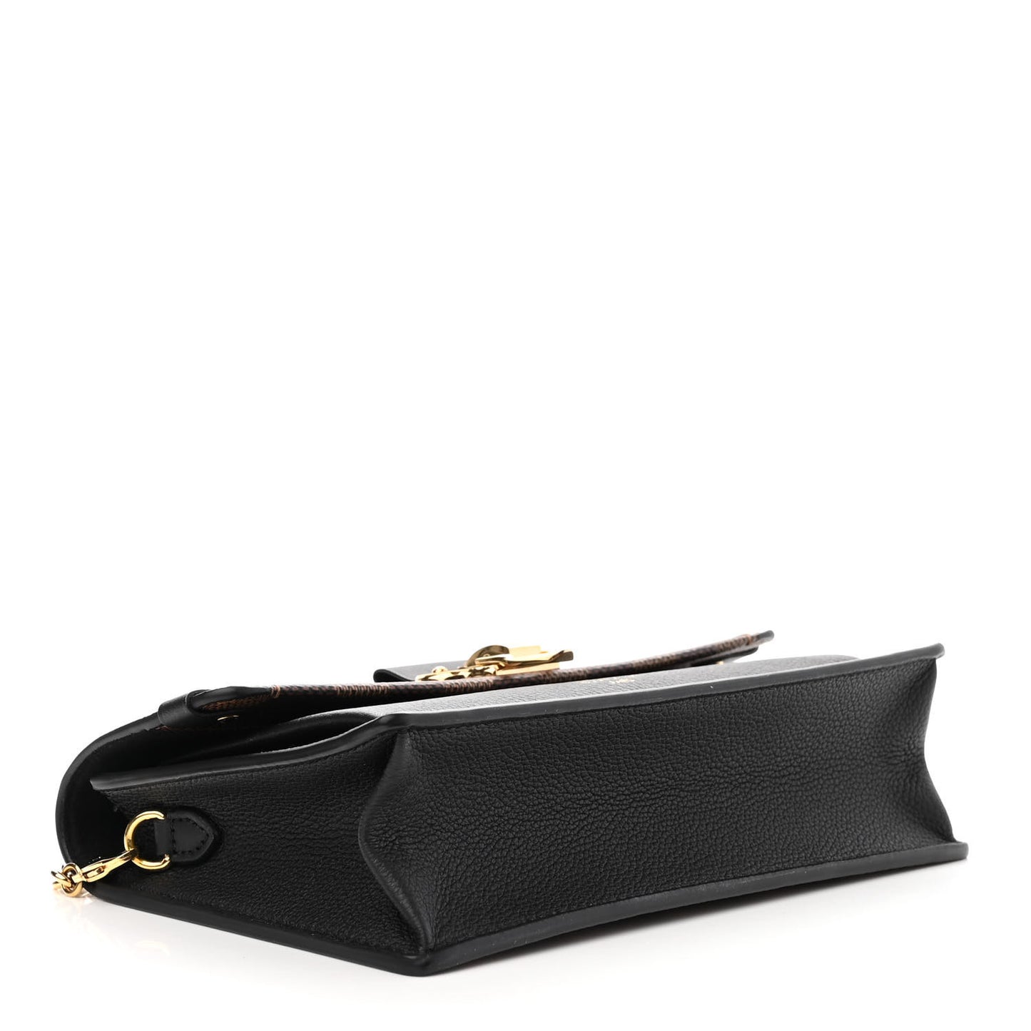 Damier Ebene Vavin Chain Wallet Black