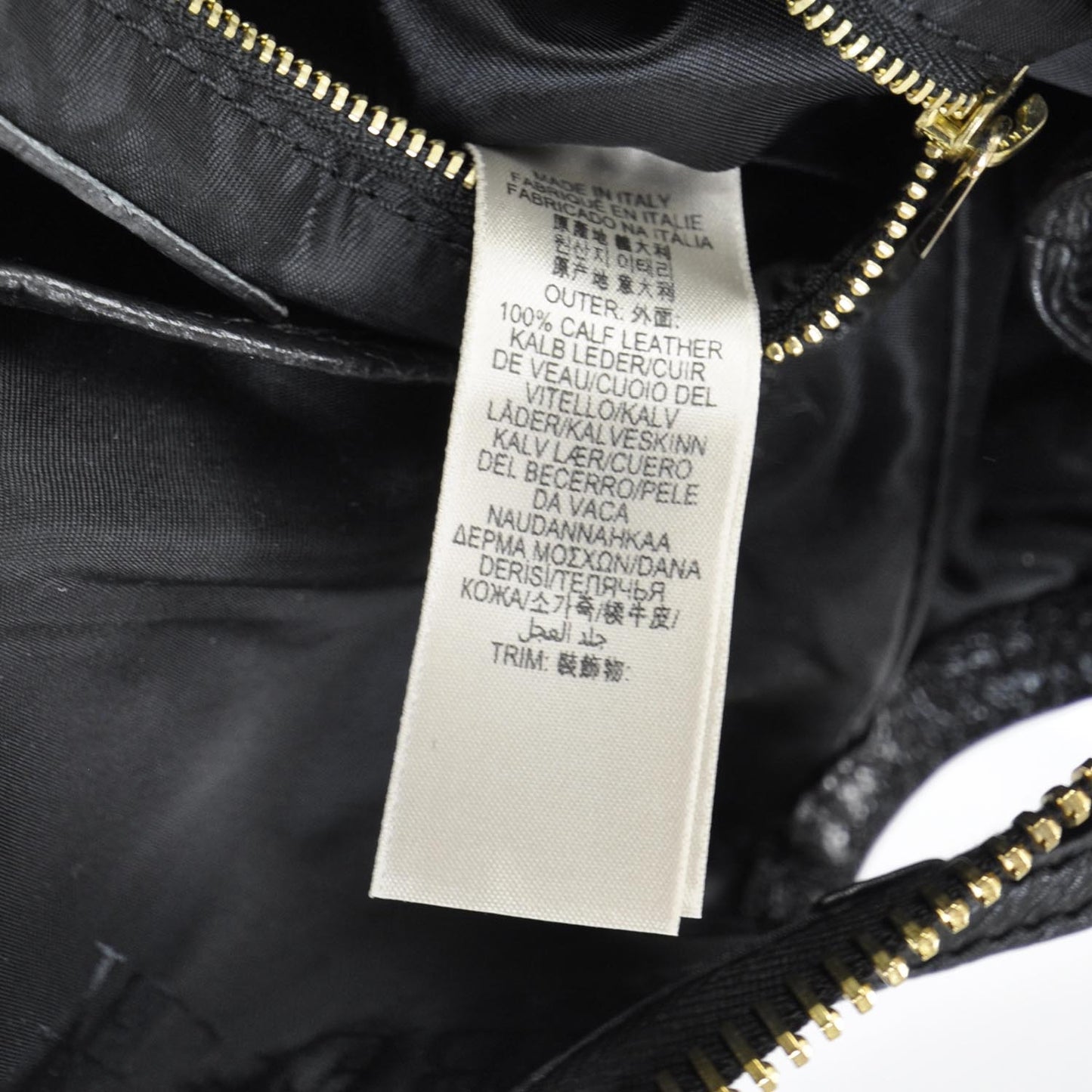 Grainy Leather Medium Oakford Tote Black