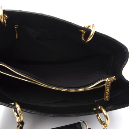 Chanel Caviar Quilted Grand Shopping Tote GST Black 5 of 10