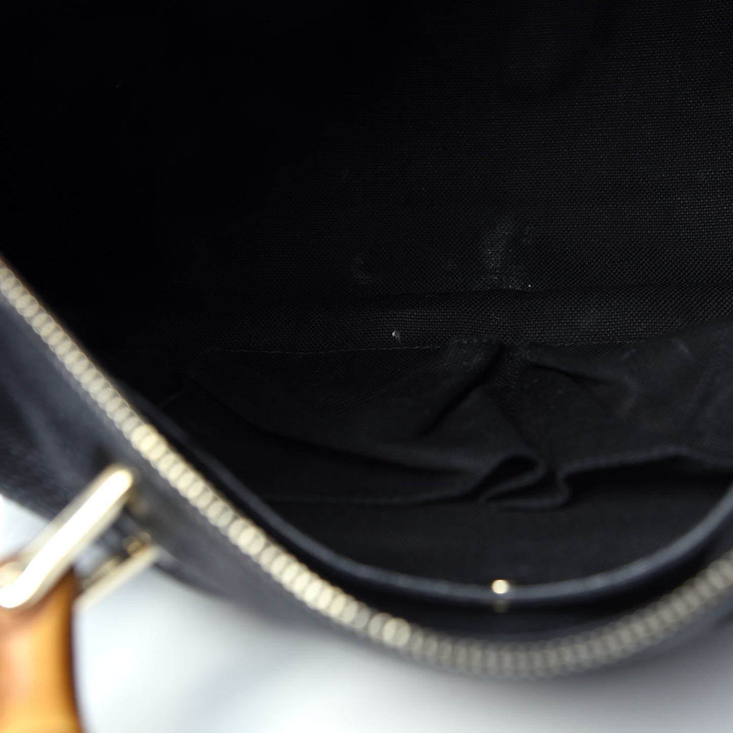 Calfskin Bamboo Medium Shopper Boston Black