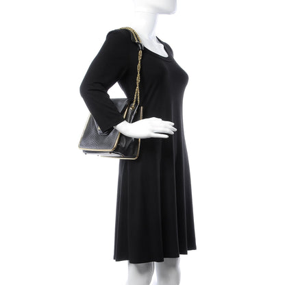 Chloe Grained Calfskin Medium Sally Flap Bag Black 2 of 8