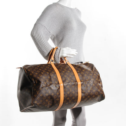 Louis Vuitton Monogram Keepall 55 2 of 7
